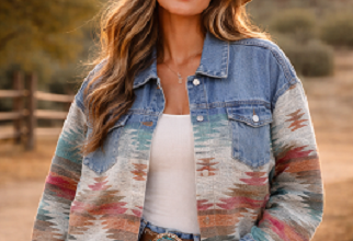 Women's Western Jackets Aztec