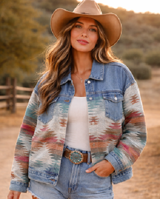 Women's Western Jackets Aztec